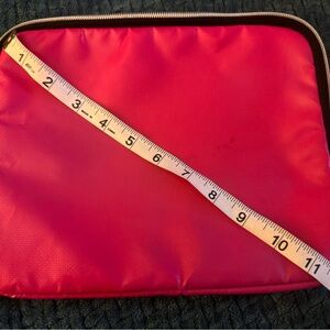 Red Laptop or tablet zipper bag/sleeve